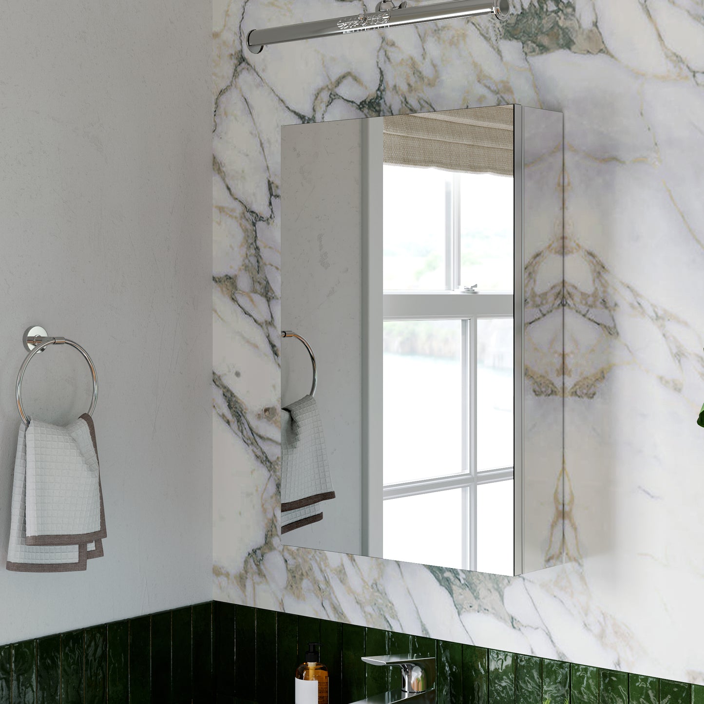 16x24 inch Bathroom Medicine Cabinet with Mirror